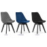 Dostępna kolorystyka krzeseł welurowych Neflax 5S