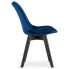 Ciemnoniebieskie tapicerowane krzesło Neflax 5S