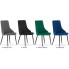kolory welurowego zestawu pikowanych krzeseł do jadalni alco