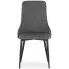 pikowane krzesła do jadalni 4 szt kolor szary alco