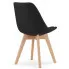 Czarne skandynawskie krzesło Neflax 4S