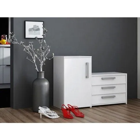 Zdjęcie biała szafka na buty Debbie | Edinos.pl