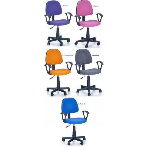 Zdjęcie fotel młodzieżowy Krola - pomarańczowy, Fotele obrotowe | Edinos.pl