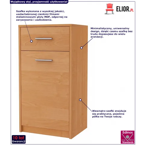 Olcha szafka Ilda 3X wysoka