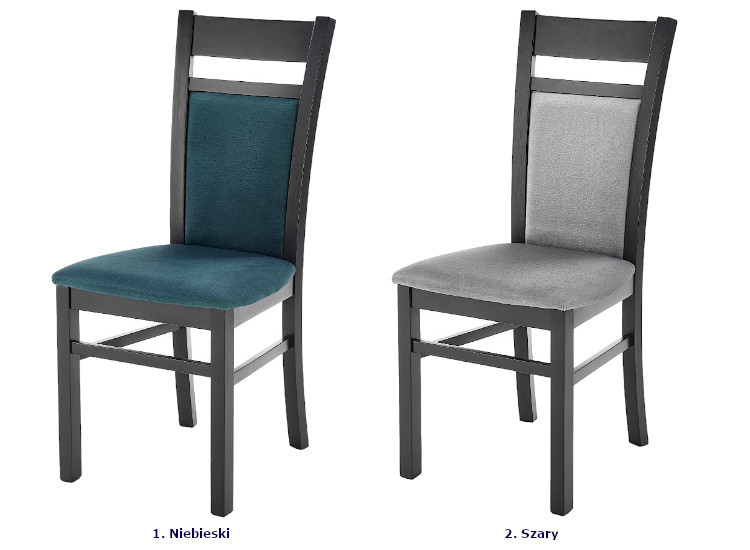 Produkt Niebieskie krzesło do jadalni - Aitor - zdjęcie numer 2