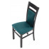 Niebieskie krzesło do jadalni Aitor