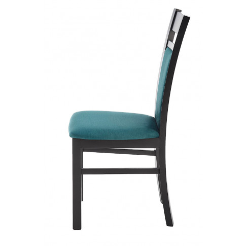 Niebieskie krzesło do salonu Aitor
