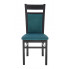 Stylowe niebieskie krzesło Aitor