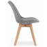 Szare nowoczesne krzesło Neflax 4S
