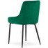 4x nowoczesne welurowe krzesło w kolorze zielonym cinar