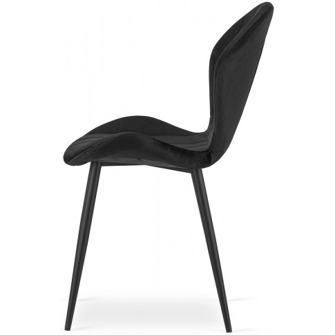 4x aksamitne nowoczesne krzesło do salonu edi