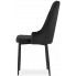 komplet 4 eleganckich pikowanych krzeseł kolor czarny hamza
