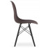 Nowoczesne brązowe krzesło Naxin 3S