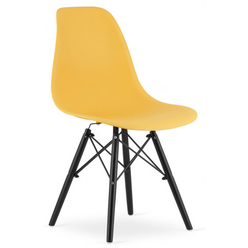 Żółte skandynawskie krzesło Naxin 3S