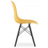 Żółte klasyczne krzesło do jadalni Naxin3S