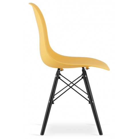 Żółte klasyczne krzesło do jadalni Naxin3S