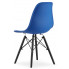 Niebieskie nowoczesne krzesło do salonu Naxin 3S