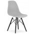 Komplet szarych krzeseł minimalistycznych 4 szt.  - Naxin 3S
