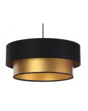 Złoto-czarna lampa wisząca w stylu glamour - S415-Parfa w sklepie Edinos.pl