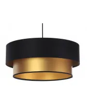 Złoto-czarna lampa wisząca w stylu glamour - S415-Parfa