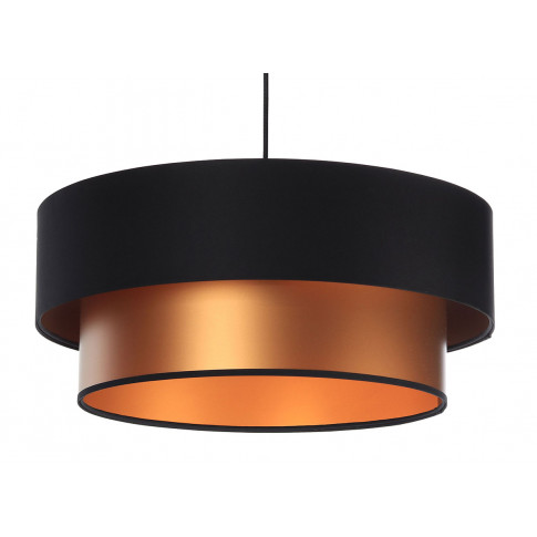 Lampa wisząca glamour z podwójnym abażurem S415-Parfa