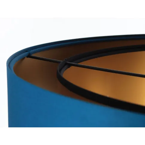 Granatowo-złoty abażur lampy S416-Presi