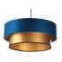 Lampa wisząca z podwójnym abażurem glamour S416-Presi