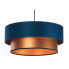 Lampa wisząca z podwójnym abażurem glamour S416-Presi