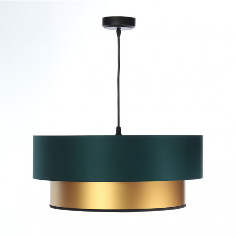 Elegancka lampa wisząca nad stół z abażurem S417-Melux