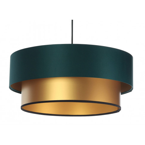 Zielono-złota lampa wisząca glamour S417-Melux