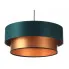 Miedziano-zielona lampa wisząca podwójna - G755-Aurelo