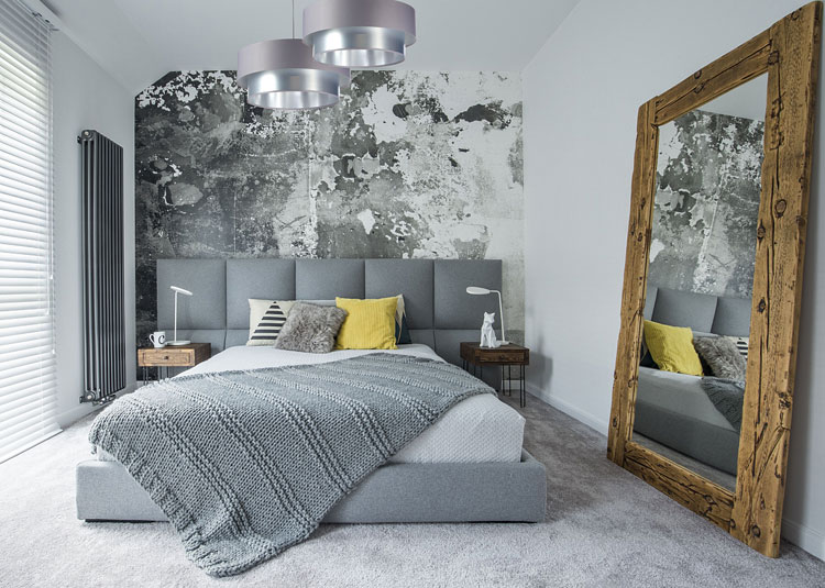 Lampa wisząca do sypialni z podwójnym abażurem O673-Dalia