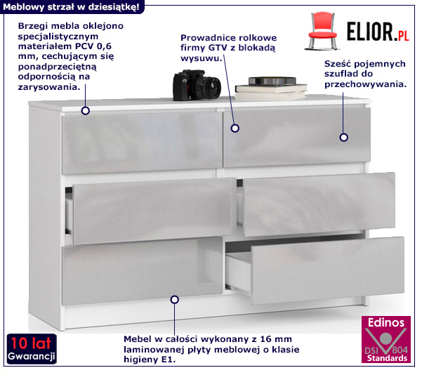 Komoda do biura Clemont 4X
