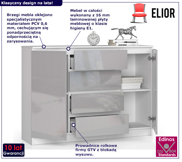 Nowoczesna komoda Karius 4X