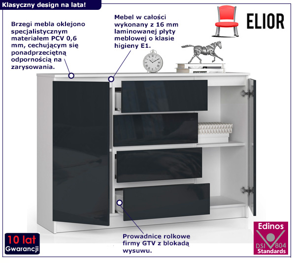 Nowoczesna komoda Karius 4X