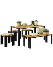 Komplet mebli ogrodowych Omexa 150cm - 24 kolory w sklepie Edinos.pl