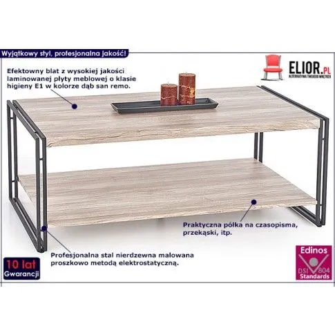 Fotografia Ława Amonti - dąb san remo z kategorii Ławy i stoliki