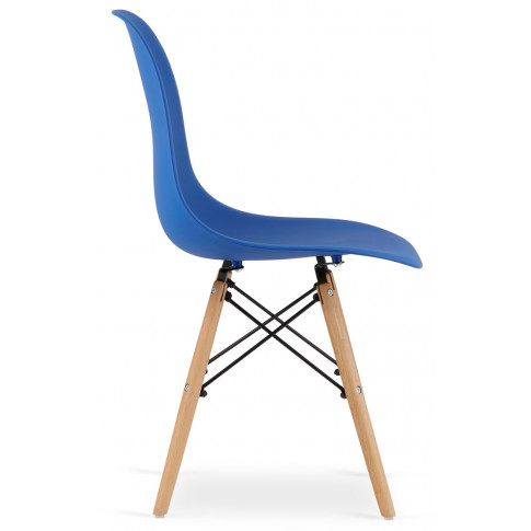 Kuchenne niebieskie krzesło w stylu skandynawskim Naxin 4S