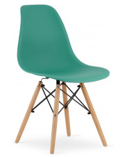 Komplet zielonych skandynawskich krzeseł - Naxin 4S w sklepie Edinos.pl