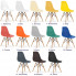 Dostępna kolorystyka skandynawskich krzeseł Naxin 4S