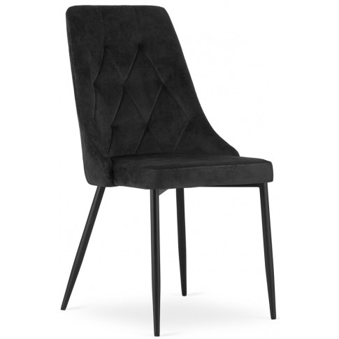 4x tapicerowane metalowe krzesło do jadalni imre