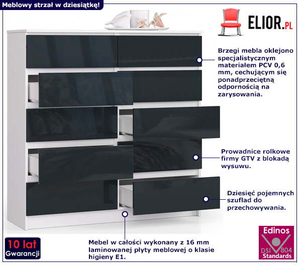 Wysoka komoda Awoni 4X
