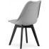 4x ergonomiczne szare krzesło w stylu skandynawskim asaba 4s