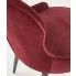 krzesło kordo bordowy detal