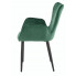 Zielone krzesło do gabinetu Bremo