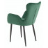 Zielone krzesło do salonu Bremo