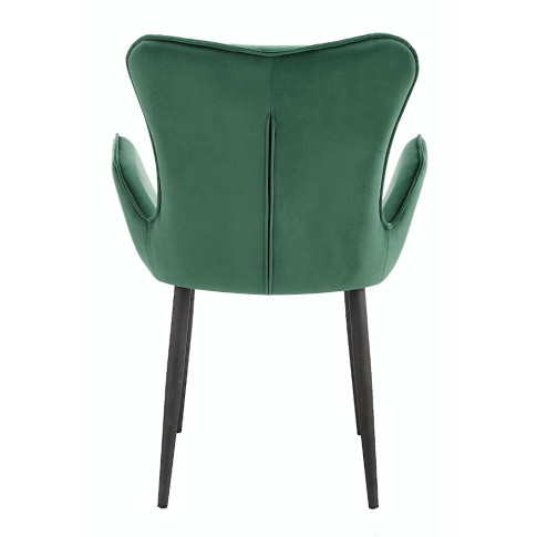 Zielony metalowe krzesło Bremo