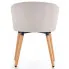 Szczegółowe zdjęcie nr 4 produktu Beżowe krzesło tapicerowane Nevil