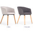 Zdjęcie szare krzesło drewniane Nevil - sklep Edinos.pl