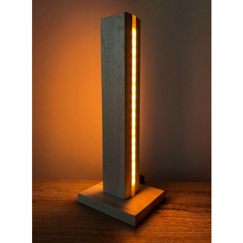 Lampka nocna drewniana ze zmiana jasności światła S428-Glaxi